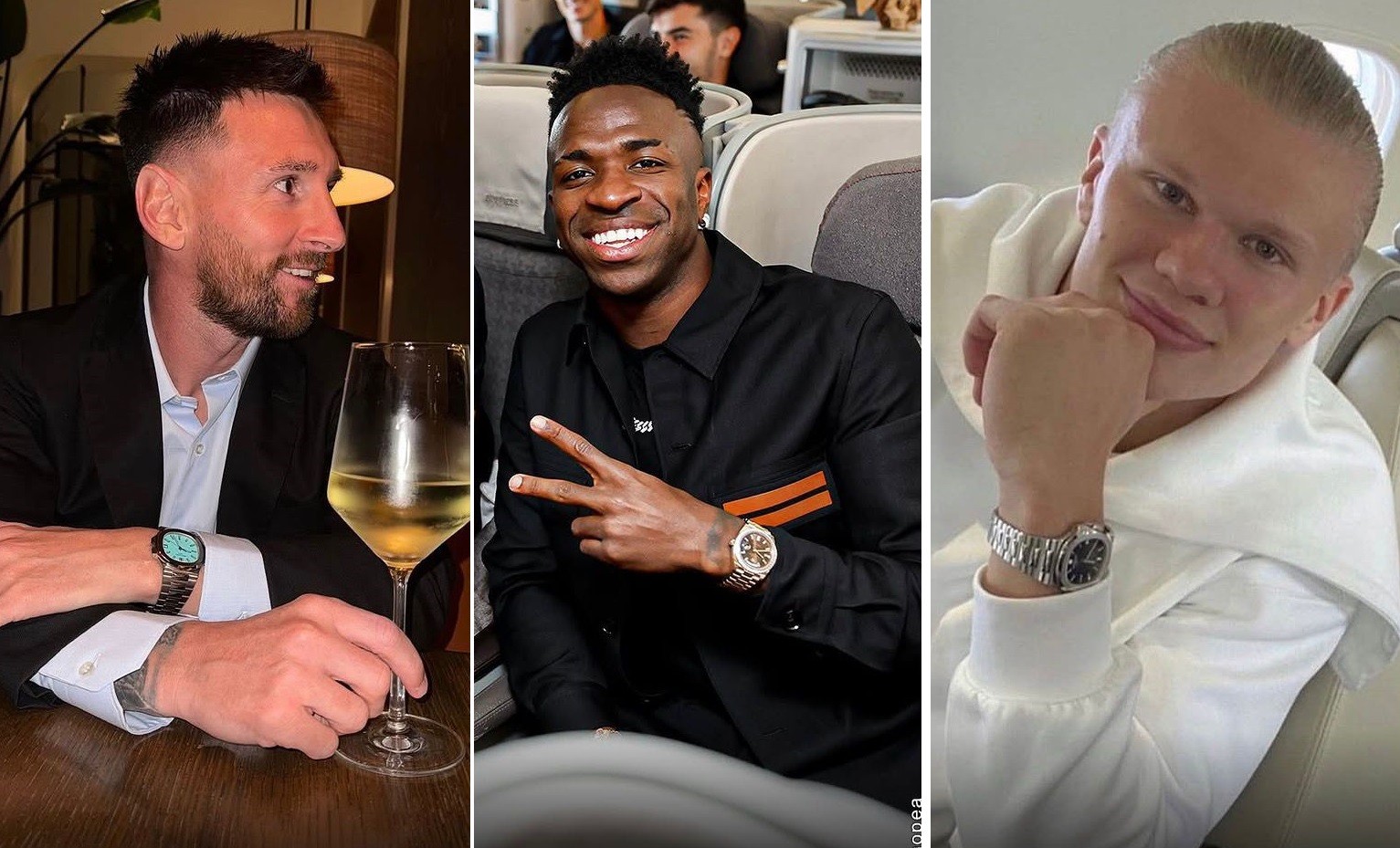 Messi, Vini Jr. e Haaland têm relógios milionários da Patek Philippe; por que a marca virou febre entre os craques