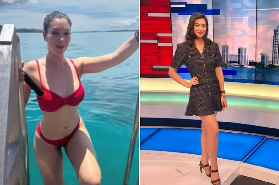 Foto de apresentadora de biquíni durante férias faz executivo de TV repreender equipe: 'Constrangedor