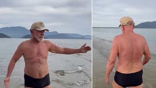 Lula impressiona em vídeo de praia: Físico aos 80 anos gera repercussão online