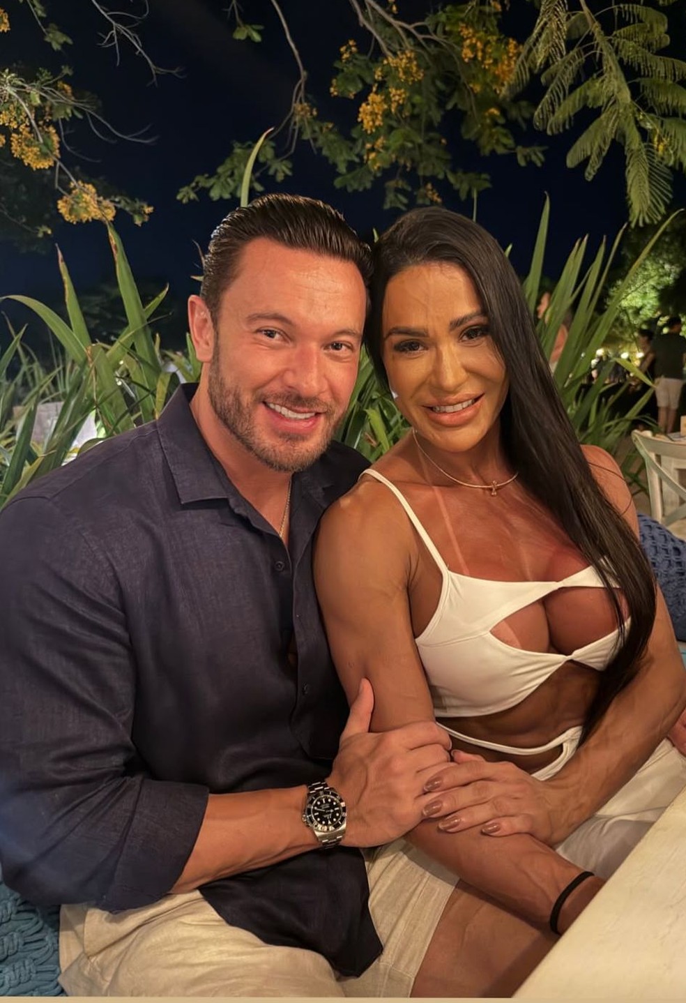 Gracyanne Barbosa e o empresário Gabriel Cardoso — Foto: Reprodução/Instagram