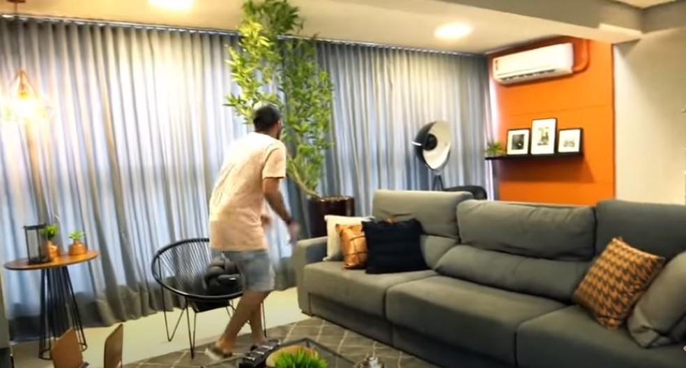 Lucas Rangel vende apartamento em BH &mdash; Foto: rep/ youtube e instagram