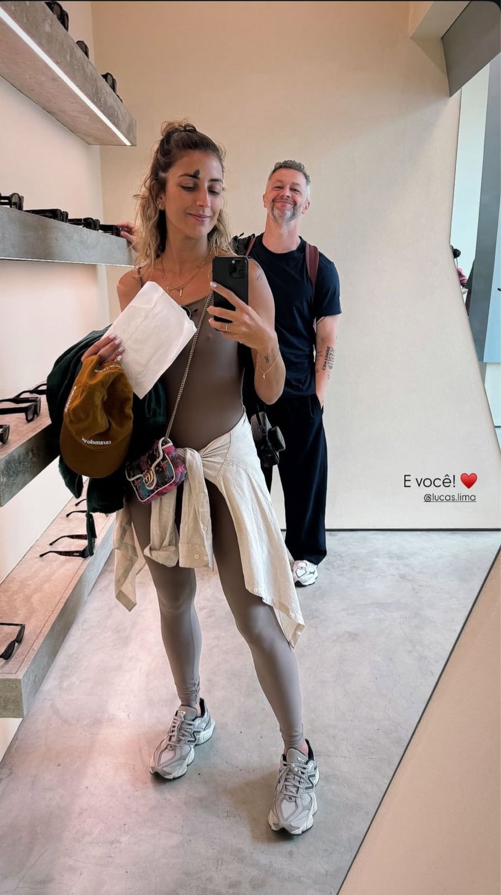 Lucas Lima está namorando Nina Forlin — Foto: Reprodução/Instagram