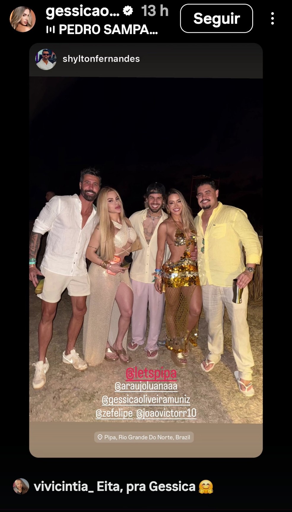 Gessica Muniz � Foto: rep/ instagram