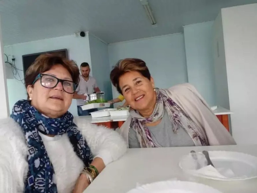 As irmãs Vera e Vilma Lopes, mortas a tiros em Santa Catarina