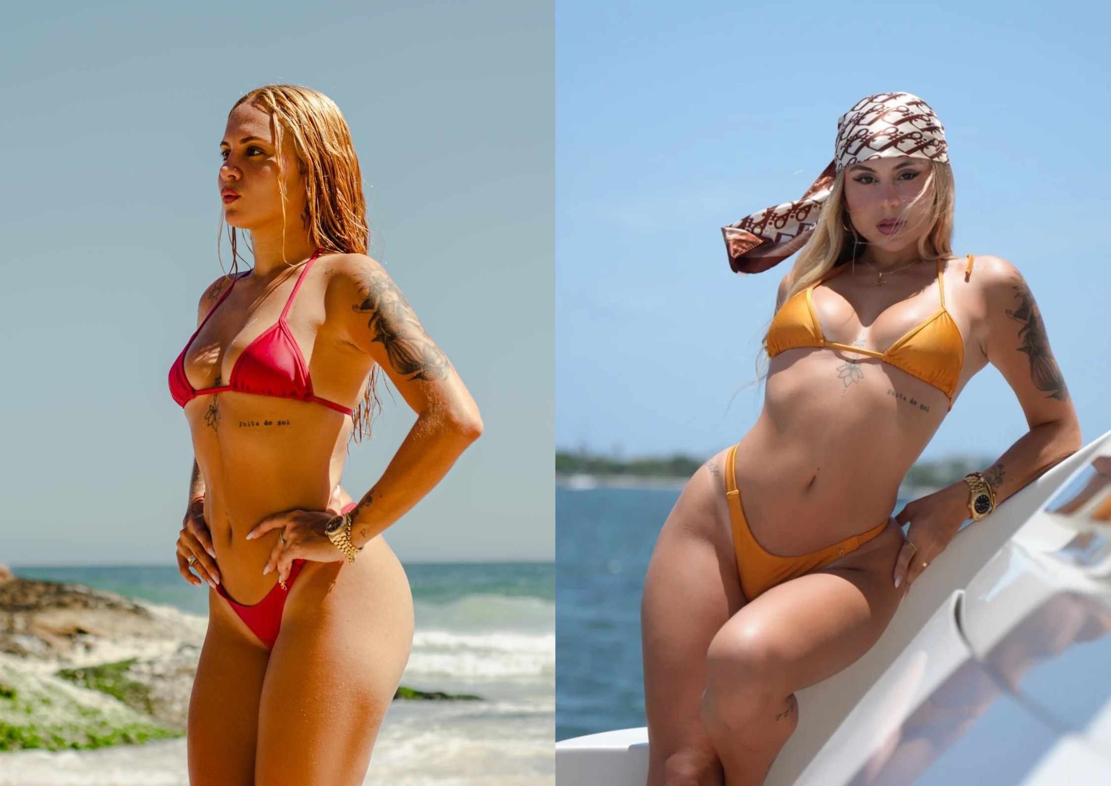 Affair do jogador Wesley França, Lara Jucá namorou Orochi e já foi vista aos beijos com Zé Felipe