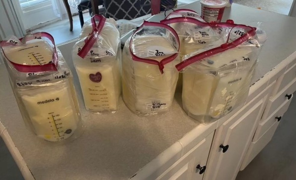 Americana McKenzie Stelly ganha R$ 22 mil por m&ecirc;s vendendo leite materno para fisiculturistas &mdash; Foto: Reprodu&ccedil;&atilde;o/TikTok