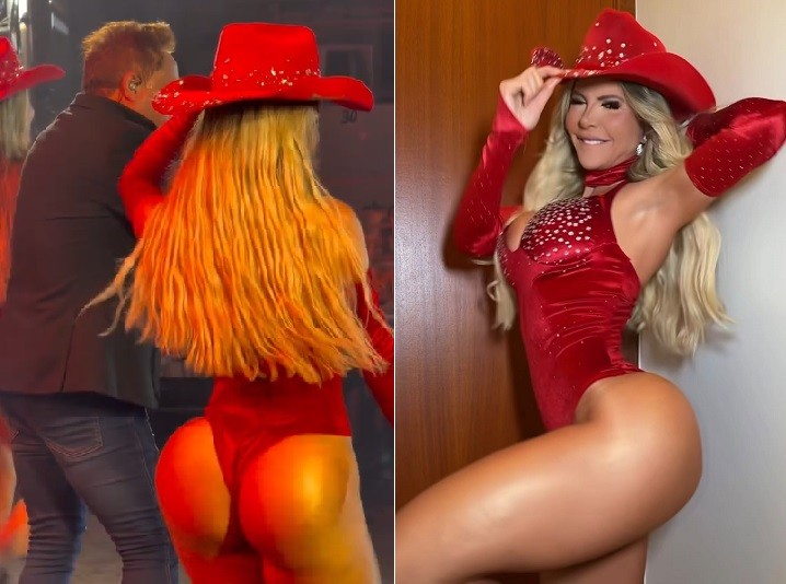 Bailarina de Leonardo esclarece se bumbum é natural e fala de comparações com mulher do cantor - QTU Questões do Universo