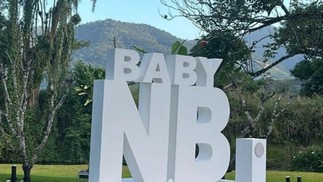 Chá revelação de Neymar e Bruna — Foto: Reprodução/Instagram
