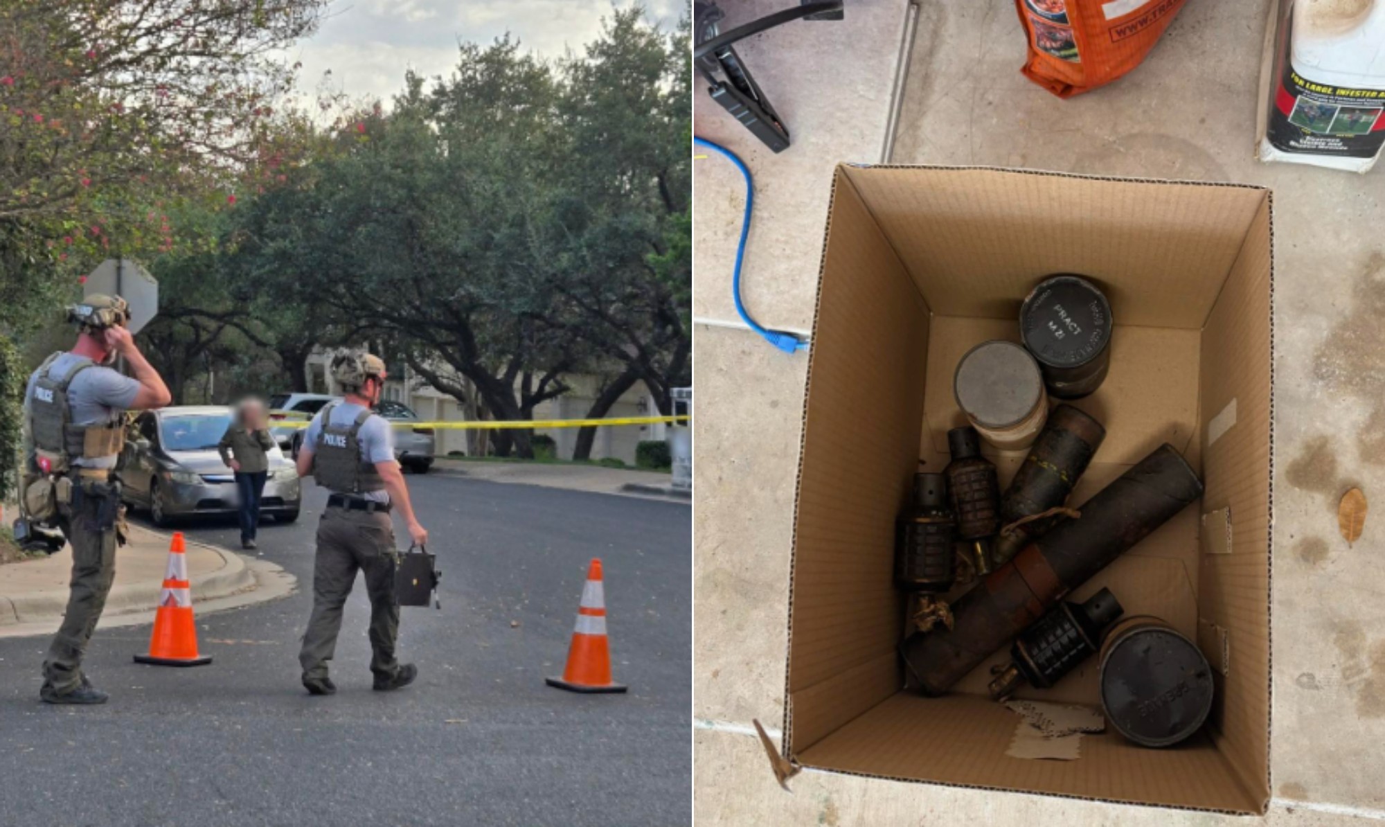 Esquadrão antibombas é chamado após homem encontrar caixa cheia de explosivos da Segunda Guerra Mundial