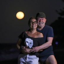 Lula e Janja se casaram depois de quatro anos juntos — Foto: Ricardo Stuckert/ rep Twitter