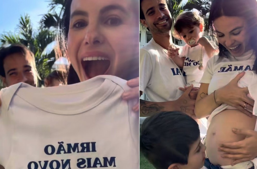Sthefany Brito anuncia terceira gravidez: 'Maior surpresa que já aconteceu em nossas vidas' — Foto: Reprodução/ Instagram