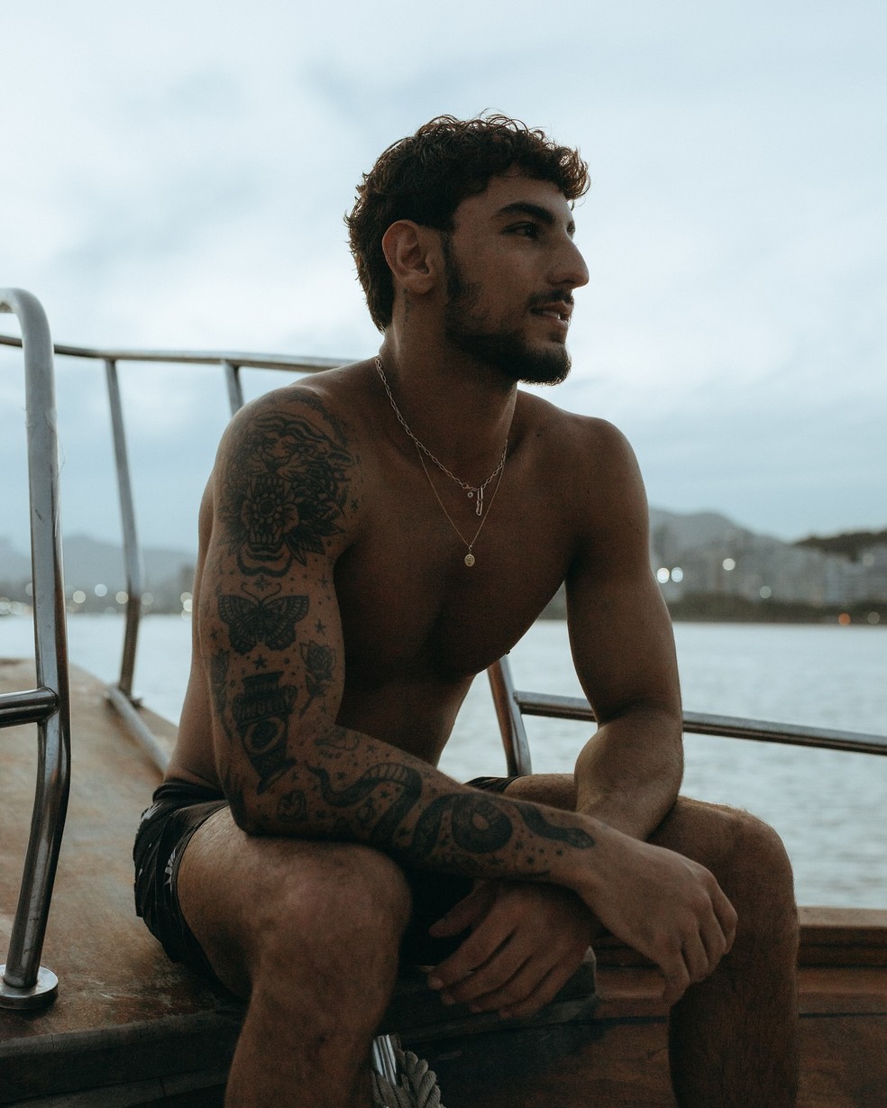 O modelo Lucas Ranhol — Foto: reprodução/ instagram