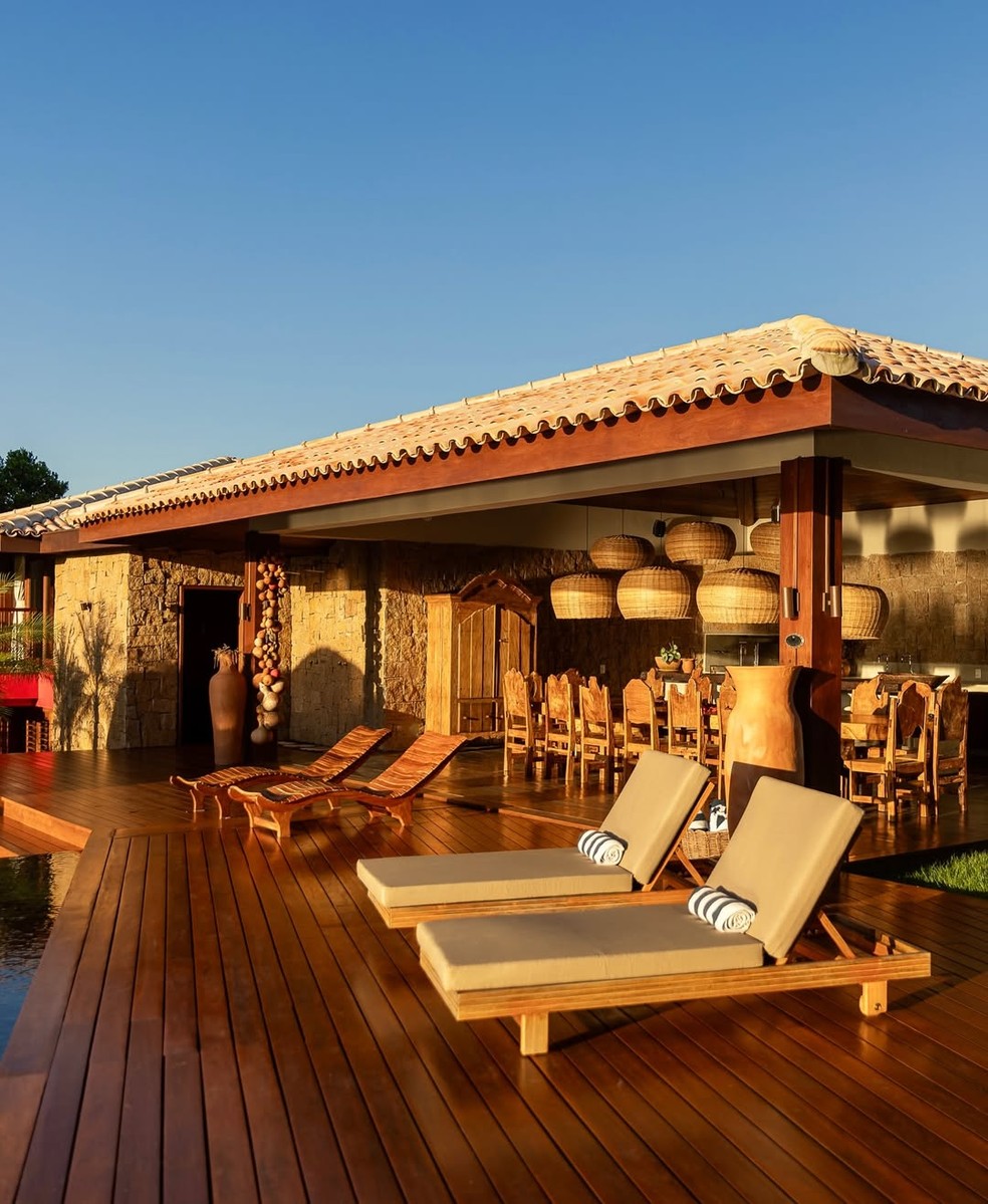 Ivete Sangalo aluga casa de luxo para férias com a família em Trancoso, na Bahia — Foto: Reprodução/Instagram