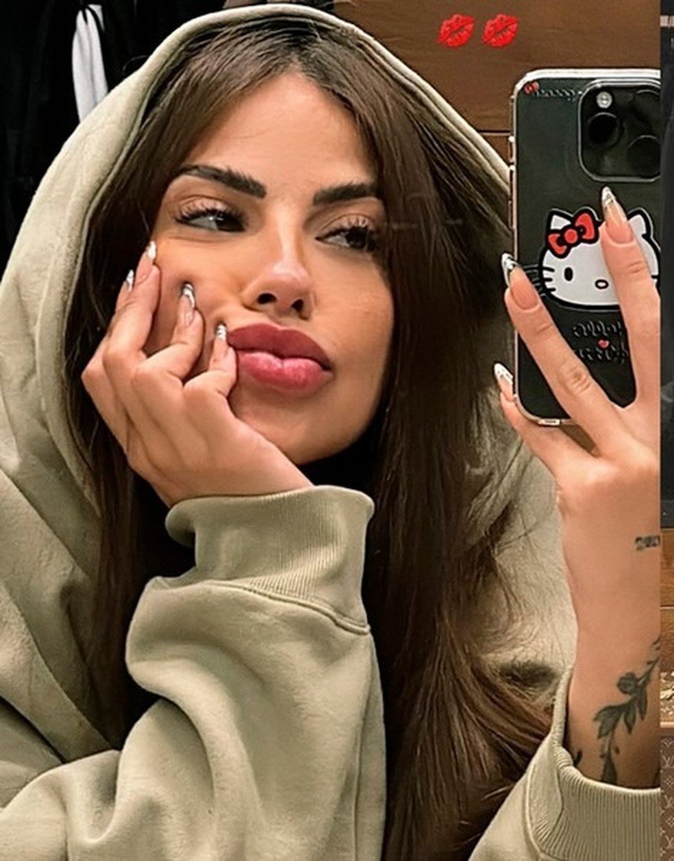 Maju Mazalli no closet da mans&atilde;o de Vini Jr. &mdash; Foto: Reprodu&ccedil;&atilde;o/Instagram