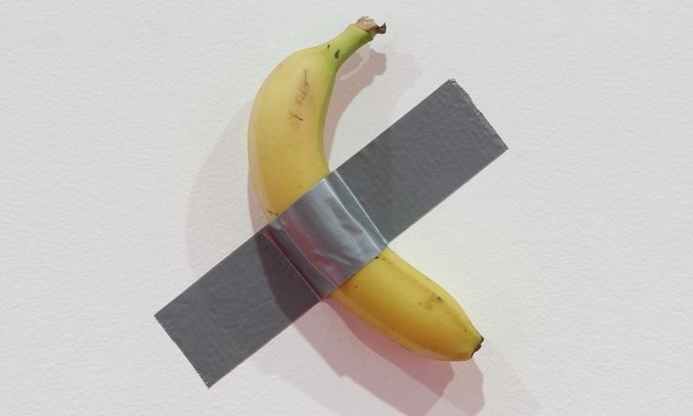 'Comedian', de 2019, de Maurizio Cattelan — Foto: Reprodução