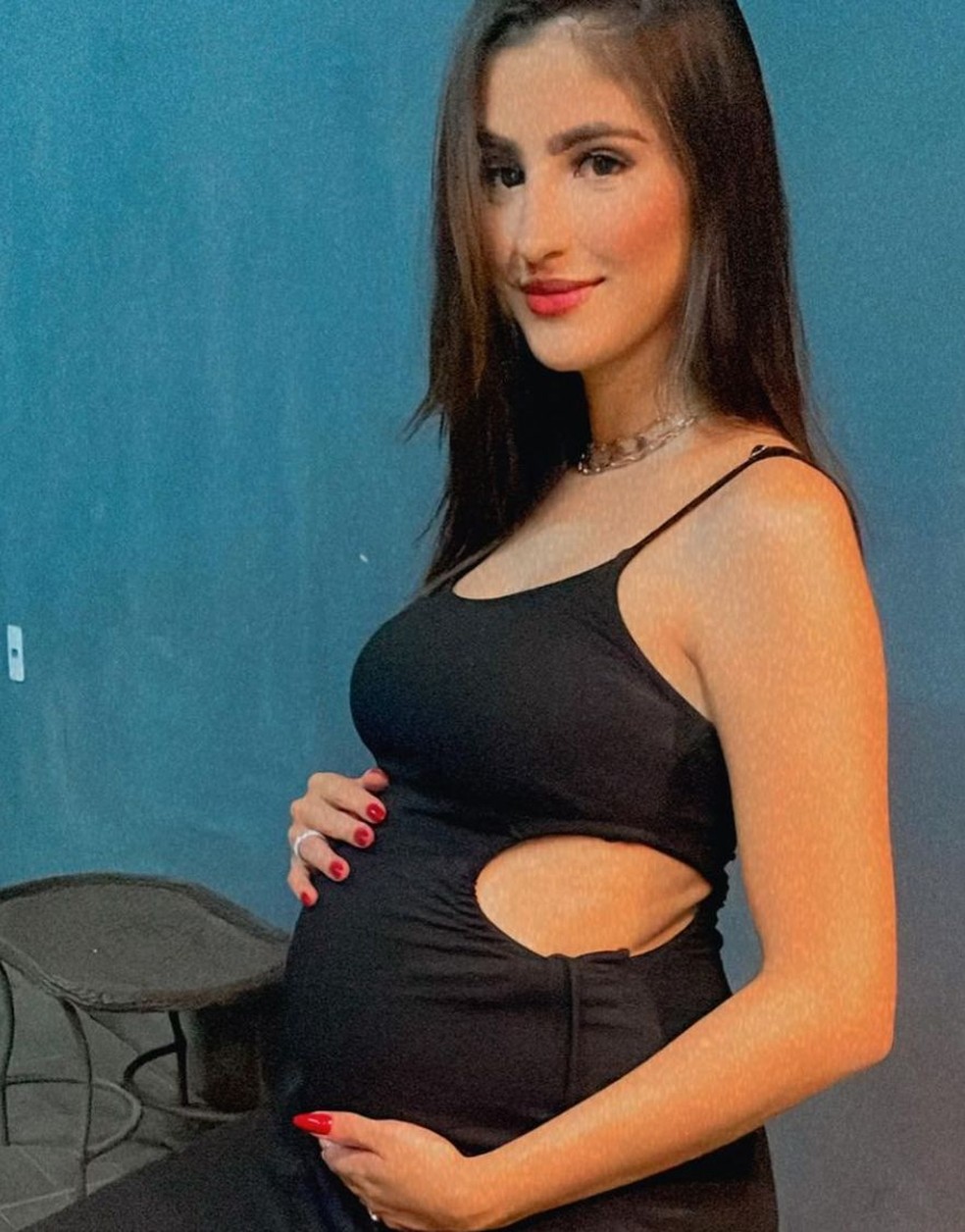 Myllena Rocha está grávida de MC Poze — Foto: Reprodução/Instagram