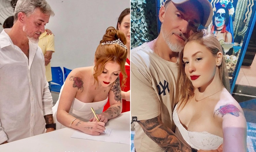 Daniel Cravinhos e a mulher Carolina Andrade