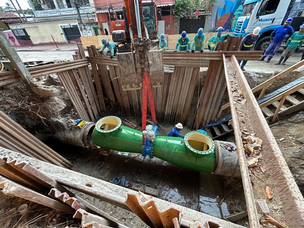 Válvulas inteligentes da Águas do Rio ajustam automaticamente o fluxo conforme a demanda de água da região — Foto: Divulgação/Águas do Rio