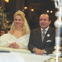 Chiquinho Scarpa se casou com Carola em 1998 — Foto: Arquivo - Divulgação