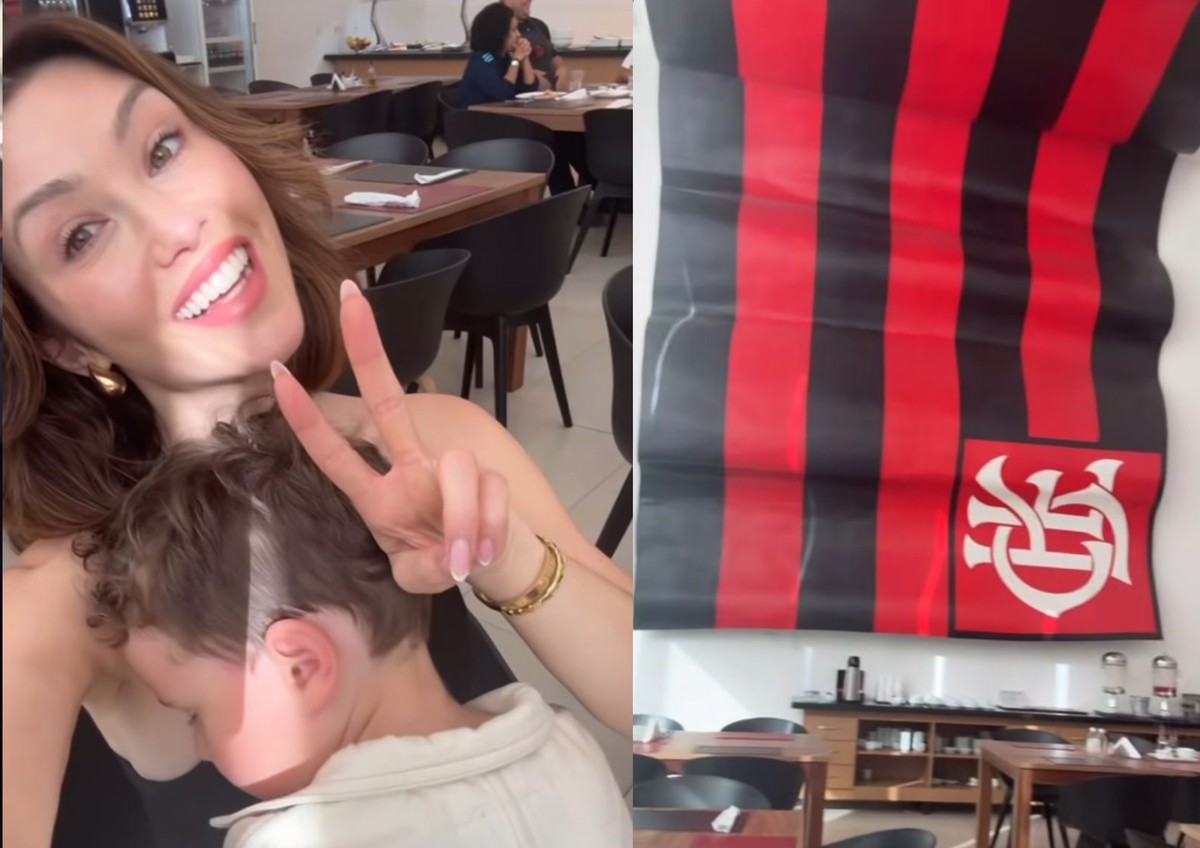 Nova musa do Flamengo, mulher de Jorginho posta hino e bandeira do clube carioca