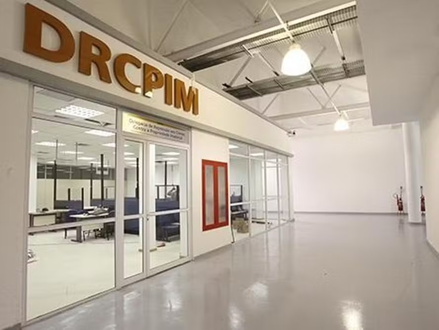 A sede da Delegacia de Repressão aos Crimes Contra a Propriedade Imaterial (DRCPIM)