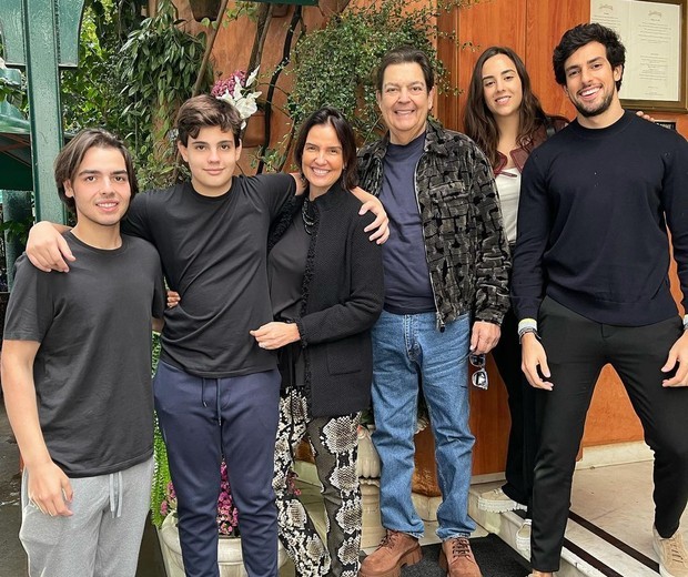 Os filhos de Faustão — Foto: Reprodução/Instagram
