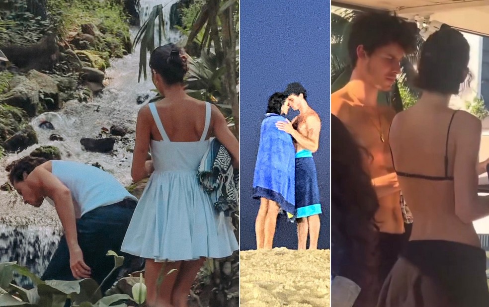 No Jardim Botânico e na Praia de São Conrado: o romance de Bruna Marquezine e Shaw Mendes — Foto: Reprodução/Instagram