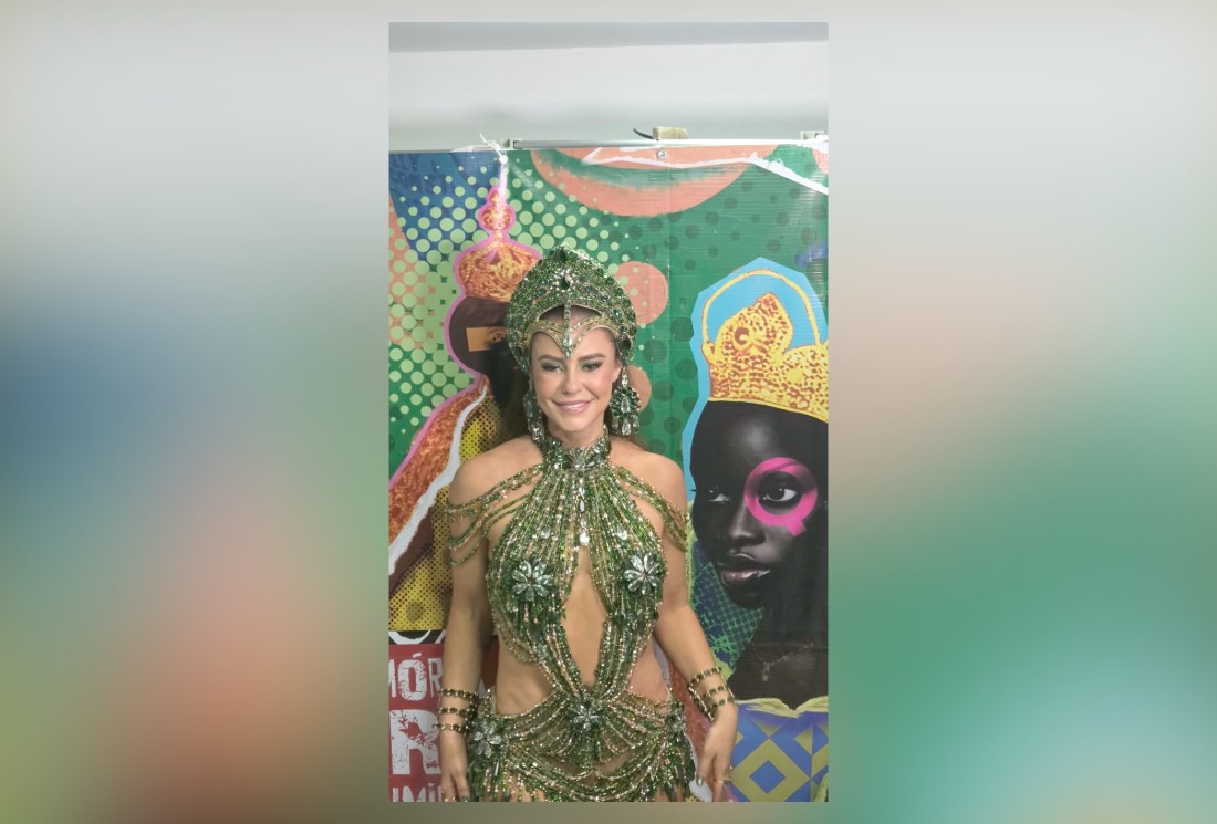 Paolla Oliveira assume trono da Imperatriz em coroação que celebra mulheres da escola