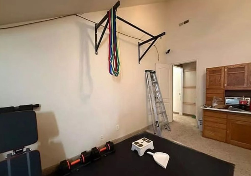 Quarto onde Skip Boyce dever&aacute; ficar por um ano sem sair &mdash; Foto: Reprodu&ccedil;&atilde;o/Instagram