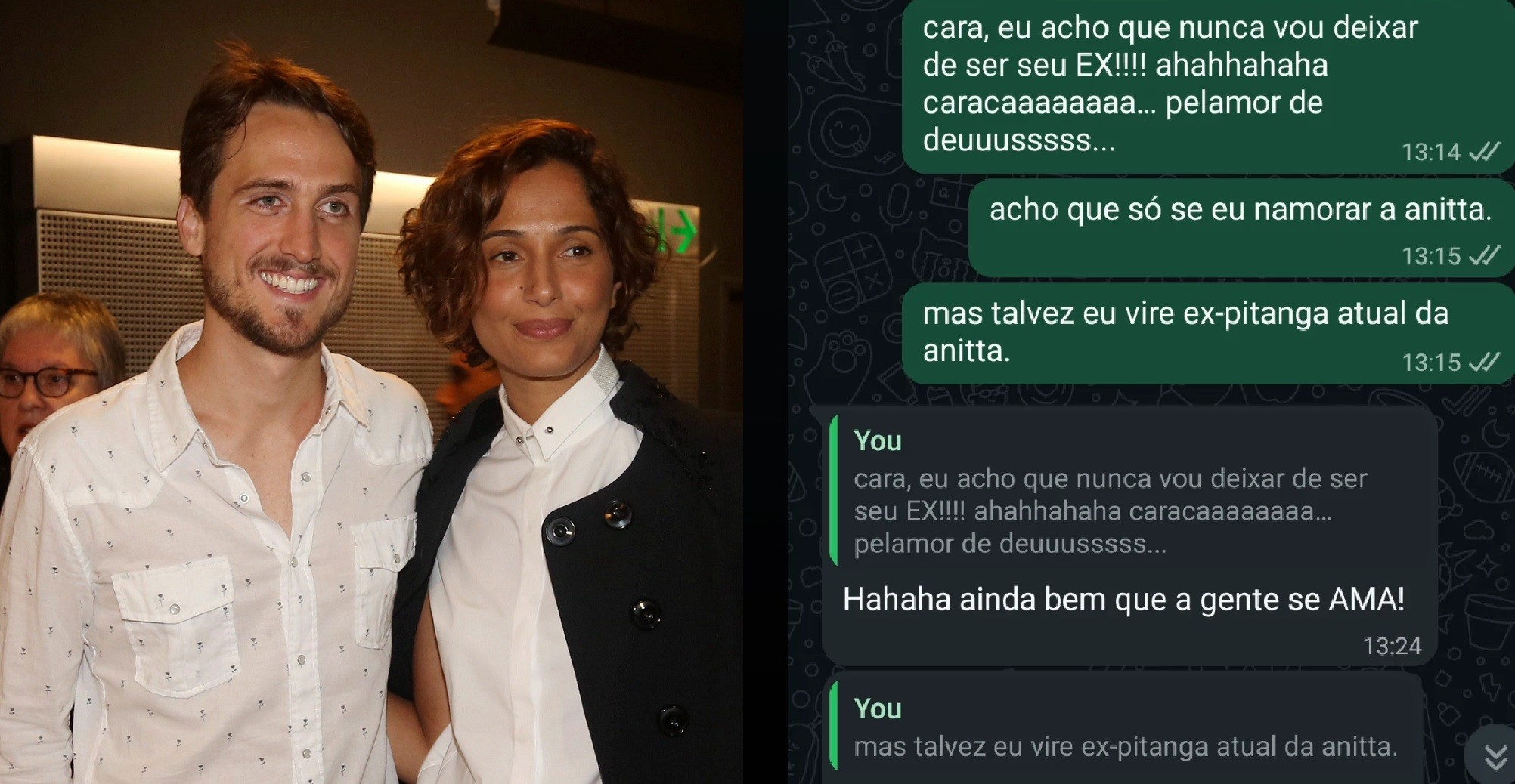 Ator que vive em ônibus posta conversa com Camila Pitanga após repercussão: 