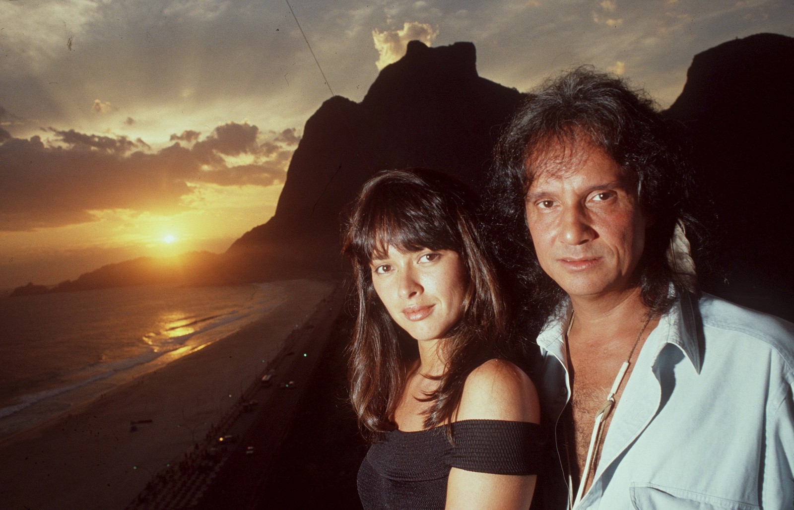 Myrian Rios e Roberto Carlos — Foto: Agência O Globo