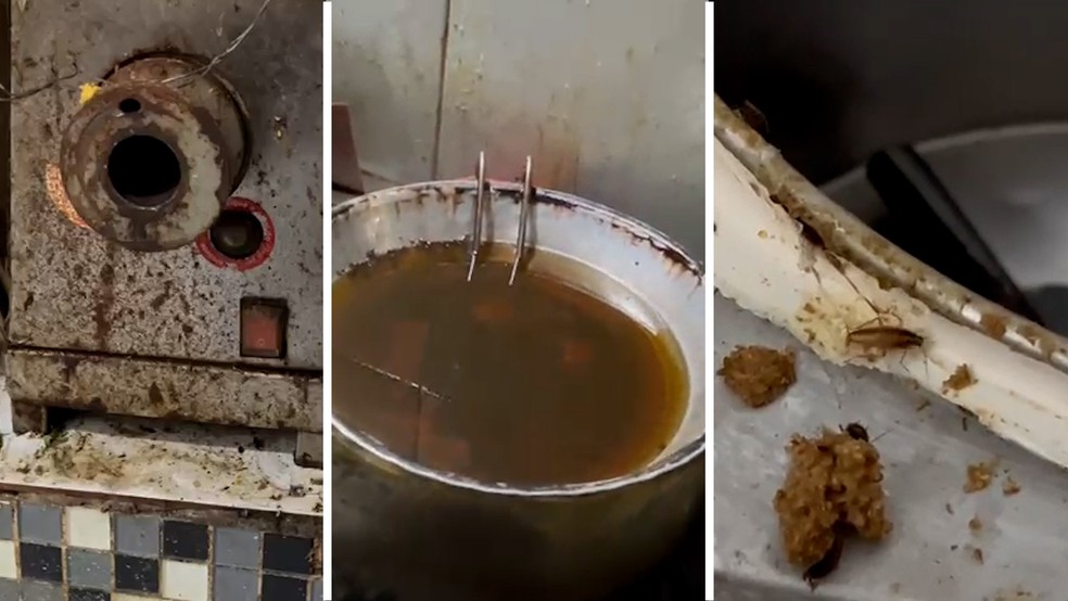 A f&aacute;brica clandestina funcionava em condi&ccedil;&otilde;es prec&aacute;rias de higiene &mdash; Foto: Reprodu&ccedil;&atilde;o