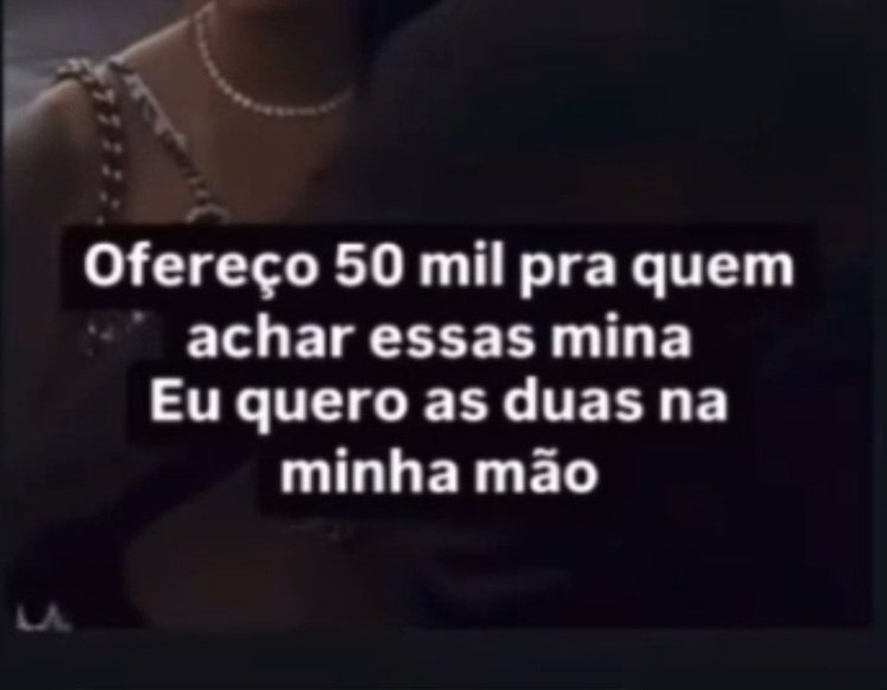 Gato Preto, namorado de Bia Miranda, oferece R$ 50 mil para achar envolvidas em pancadaria na saída de boate — Foto: Reprodução/Instagram