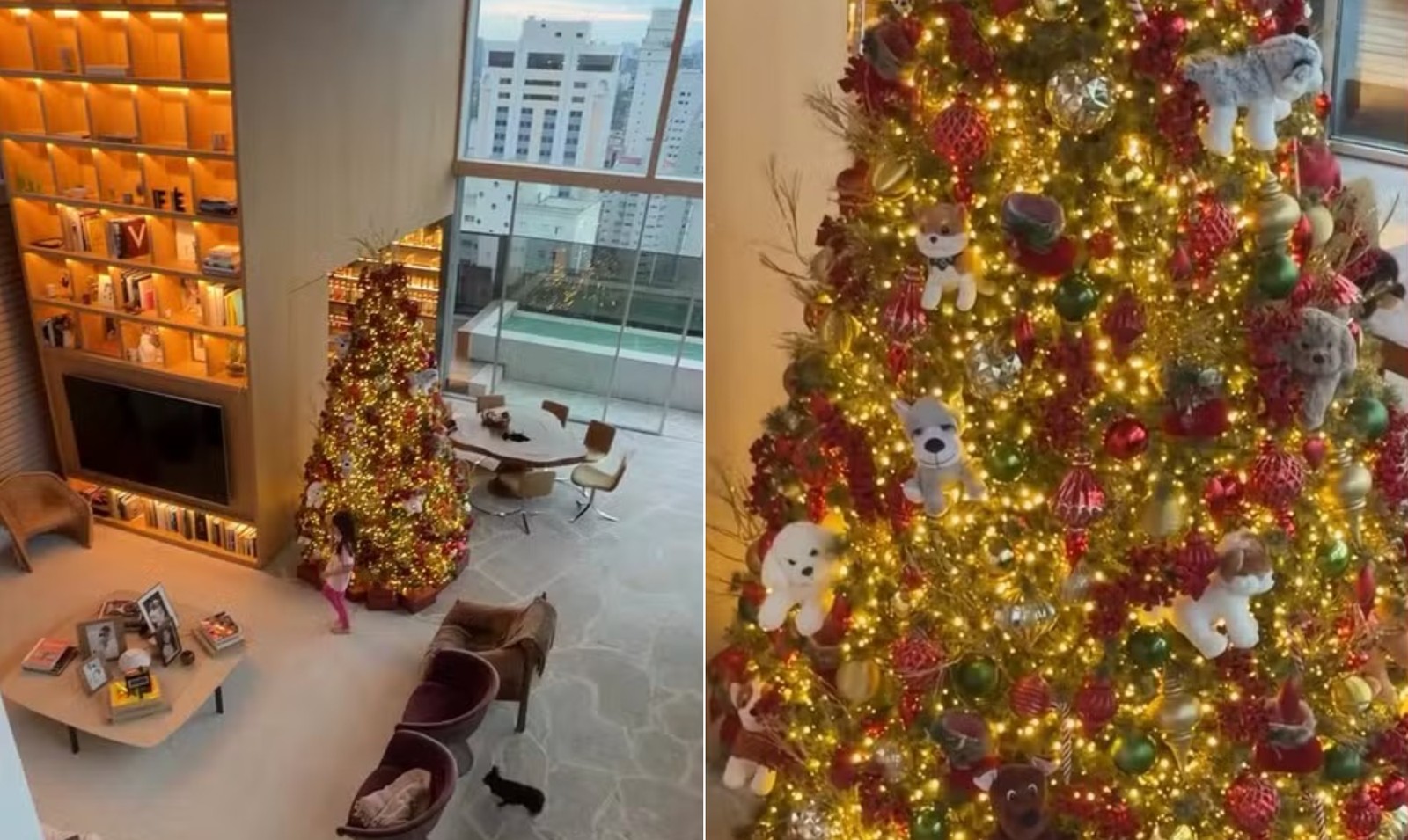Árvore de Natal da Sabrina Sato e Nicolas Prattes — Foto: Reprodução / Instagram