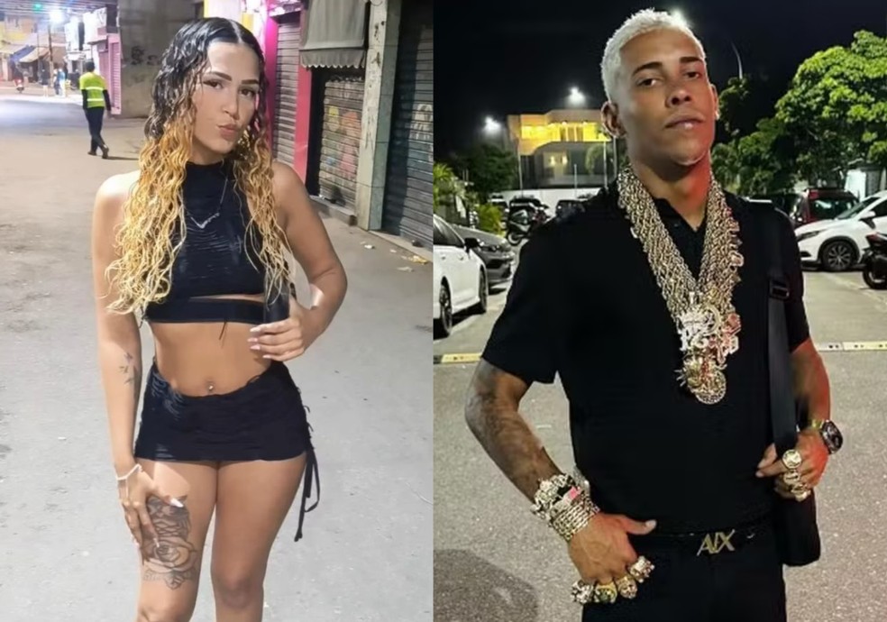 Bia Nascimento e MC Poze — Foto: Reprodução/Instagram