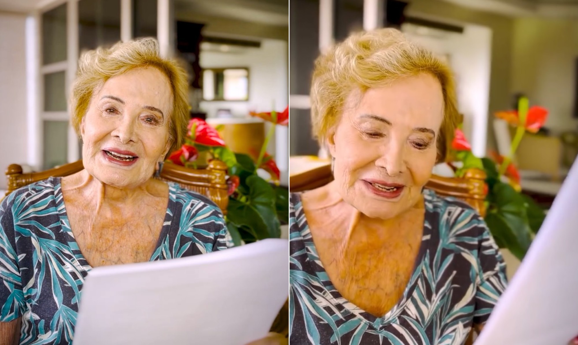 Amigo de Glória Menezes resgata vídeo da atriz recitando poesia e encanta famosos: 