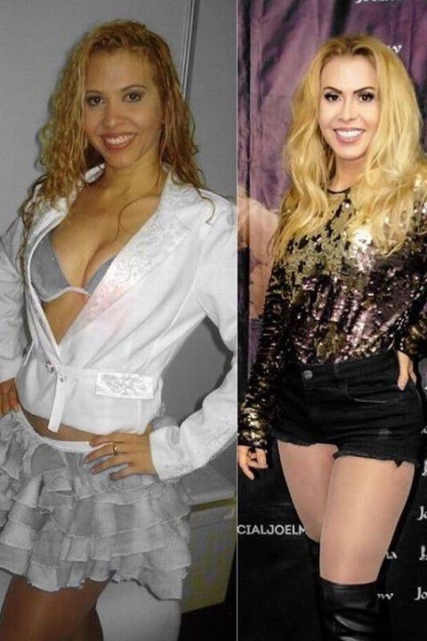 As transformações da cantora Joelma — Foto: Reprodução e Instagram