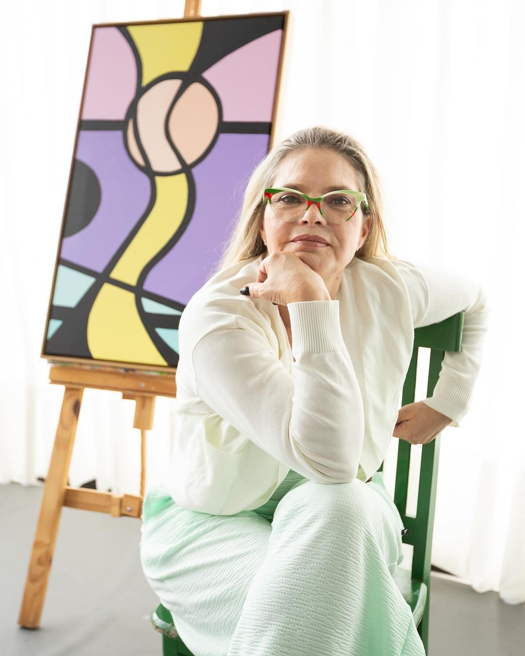 Filha mais velha de Silvio Santos, Cintia Abravanel é artista plástica — Foto: Reprodução/Instagram