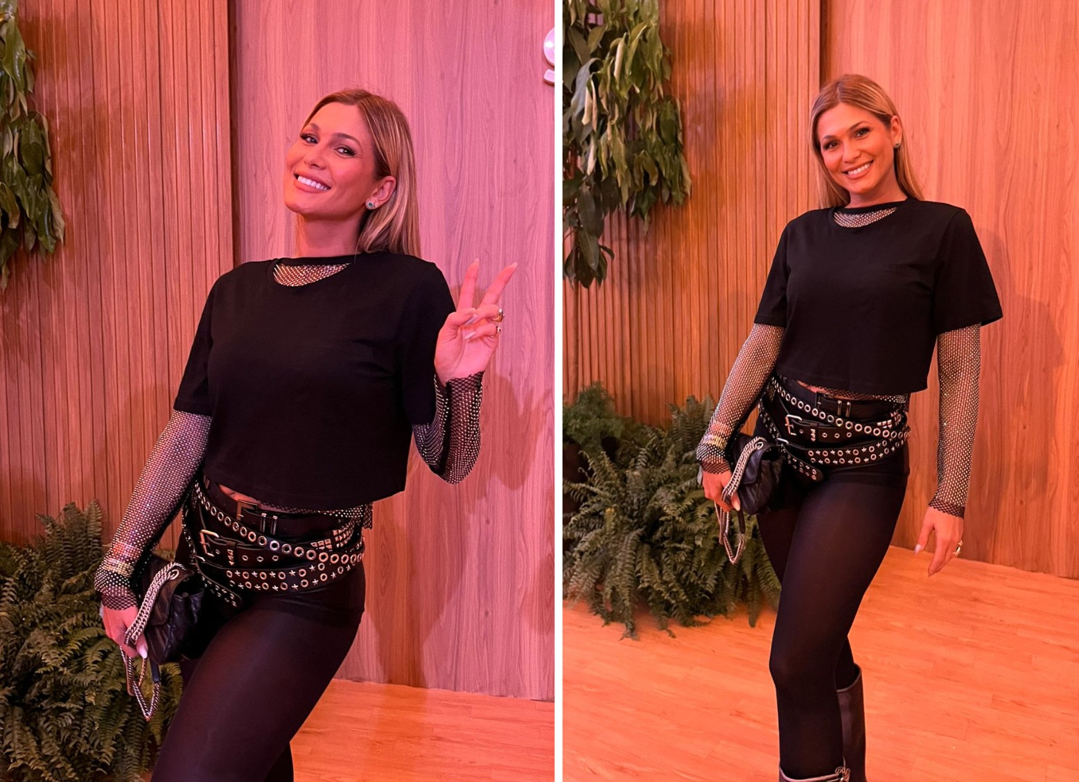 Lívia Andrade improvisa no look para 1º dia de Rock in Rio e brinca: 'Solteira, sim, mas sozinha nunca'