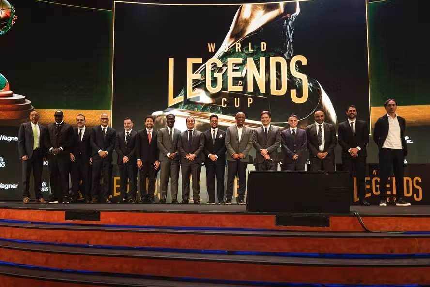 Anúncio da nova Copa do Mundo de Lendas 2026, que ocorrerá no Rio de Janeiro