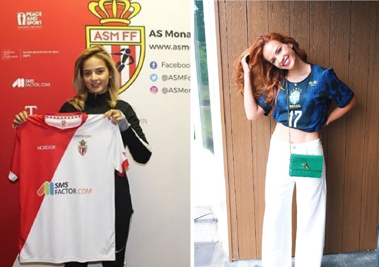 Mulher de Fabinho, da seleção, Rebeca Tavares lembra trajetória no futebol:  