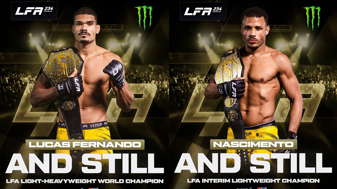 LFA 234: Lucas Fernando e Jefferson Nascimento nocauteiam e mantêm cinturões em Cajamar-SP