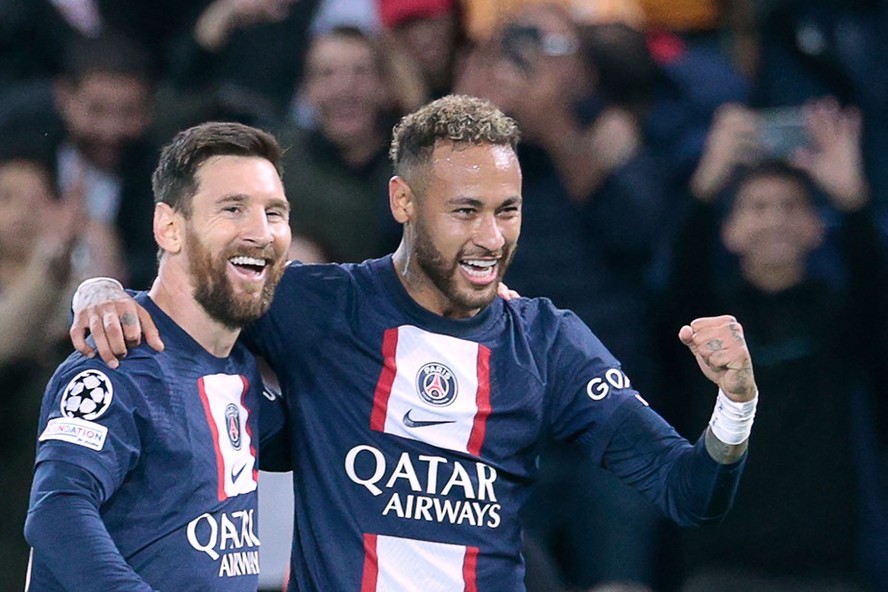 Messi e Neymar se reencontraram no PSG