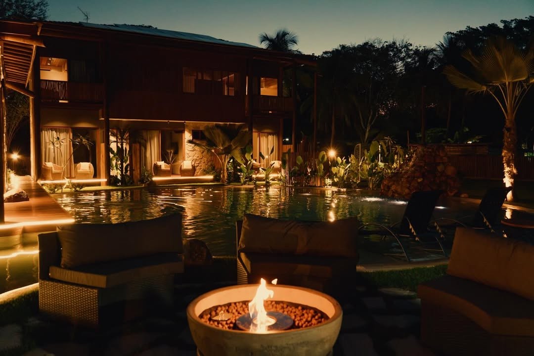 Caio Castro constrói pousada de luxo em Morro de São Paulo, BA — Foto: Reprodução/Instagram/Mansão Real/Caio Castro