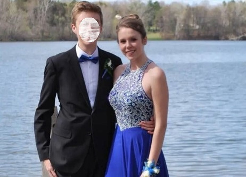 Madison Bergmann e o ex-noivo tinham casamento marcado para julho — Foto: Reprodução/Facebook