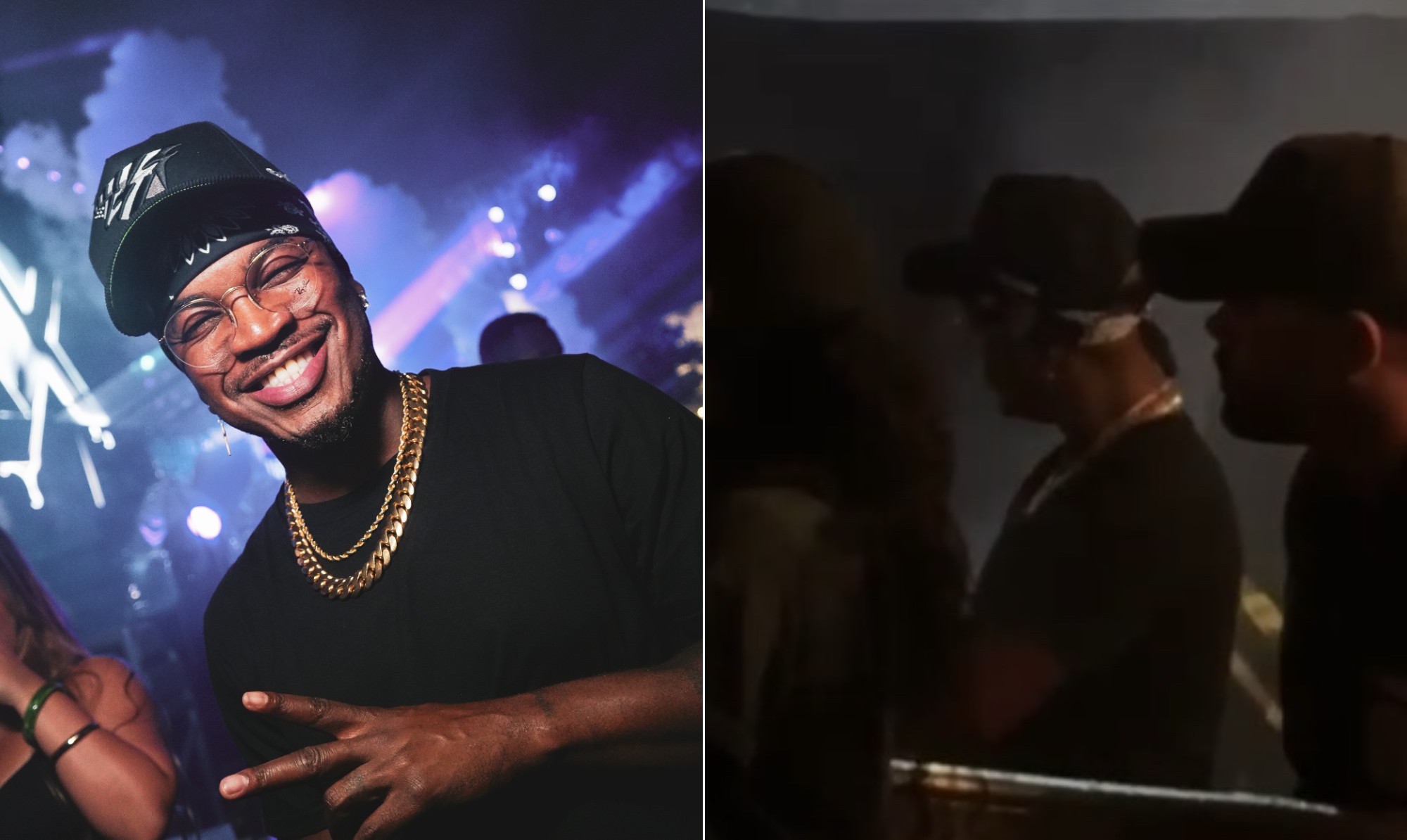 Antes de se apresentar no Rock in Rio, e sem as três esposas, Ne-Yo curte Baile da Pocah no Terreirão do Samba