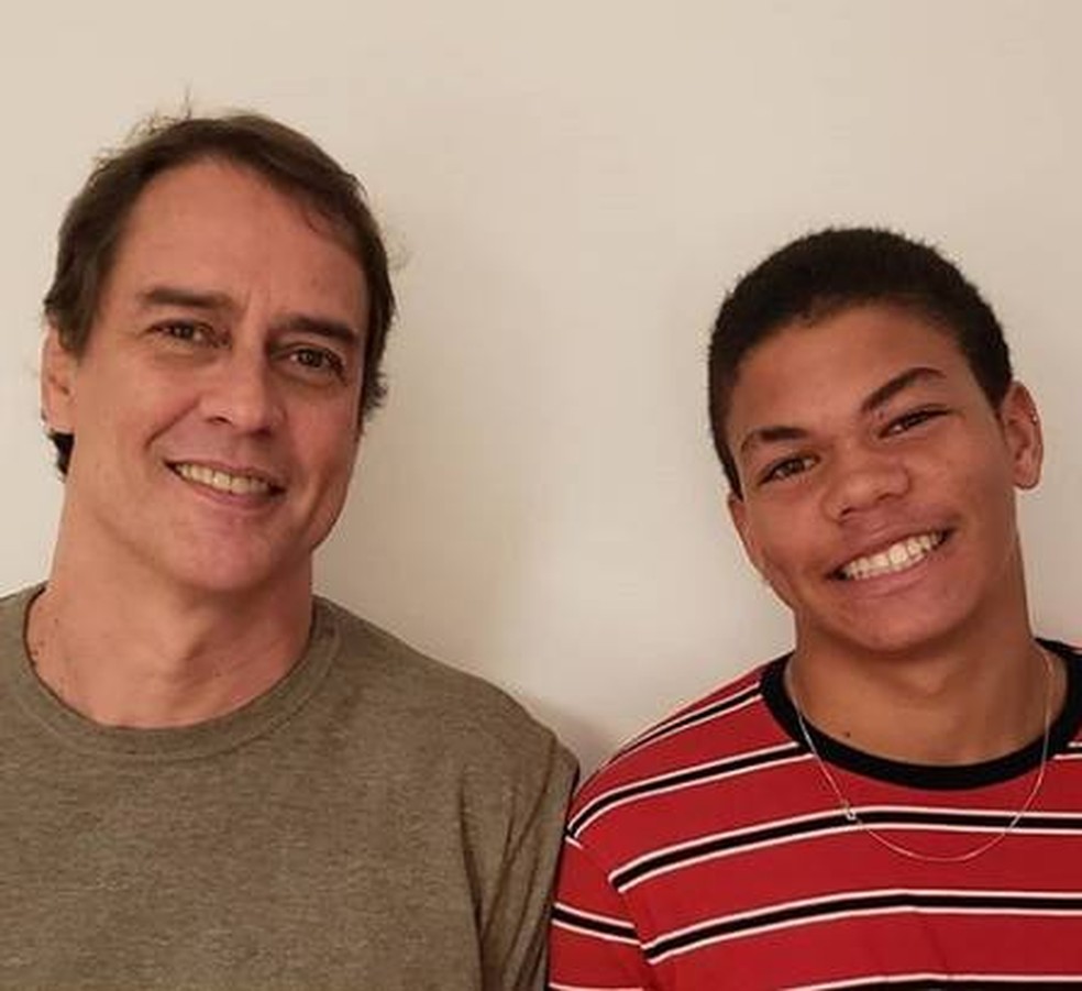 Francisco é filho de Marcelo Antony com Mônica Torres — Foto: Instagram e Arquivo