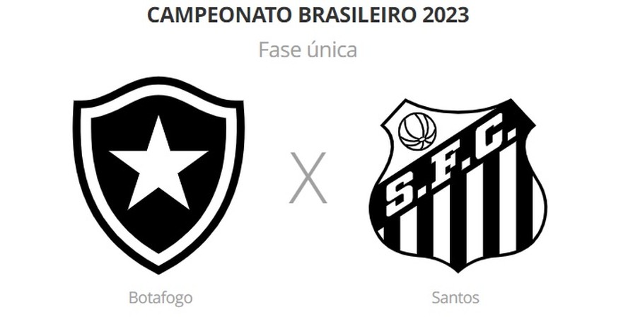 Últimos 12 jogos entre Santos x Botafogo pelo Brasileirão (sem