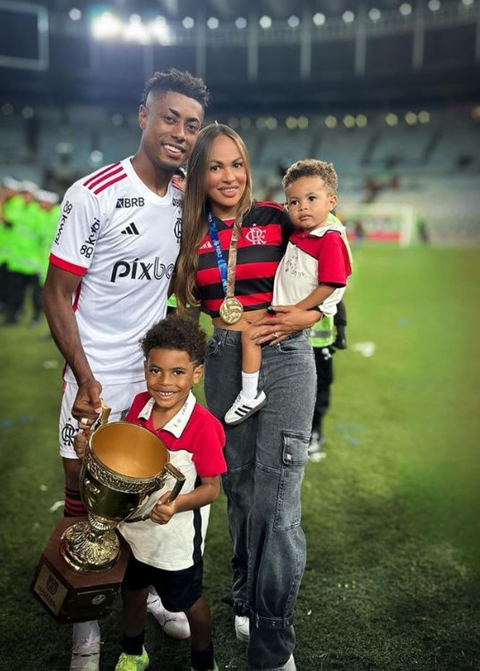 Gisellen Ramalho é mulher de Bruno Henrique, do Flamengo — Foto: rep/ instagram