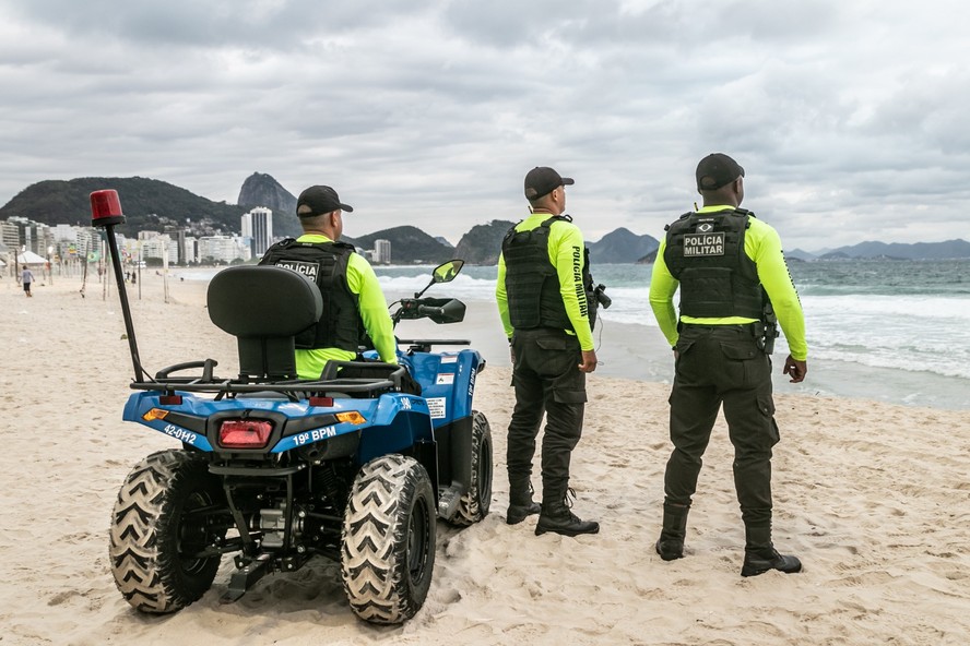 Quadrículos serão usados pelos PMs para patrulhar as praias